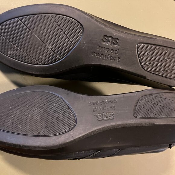 SAS Dream moccasin loafers, size 8m, navy blue - Picture 2 of 5